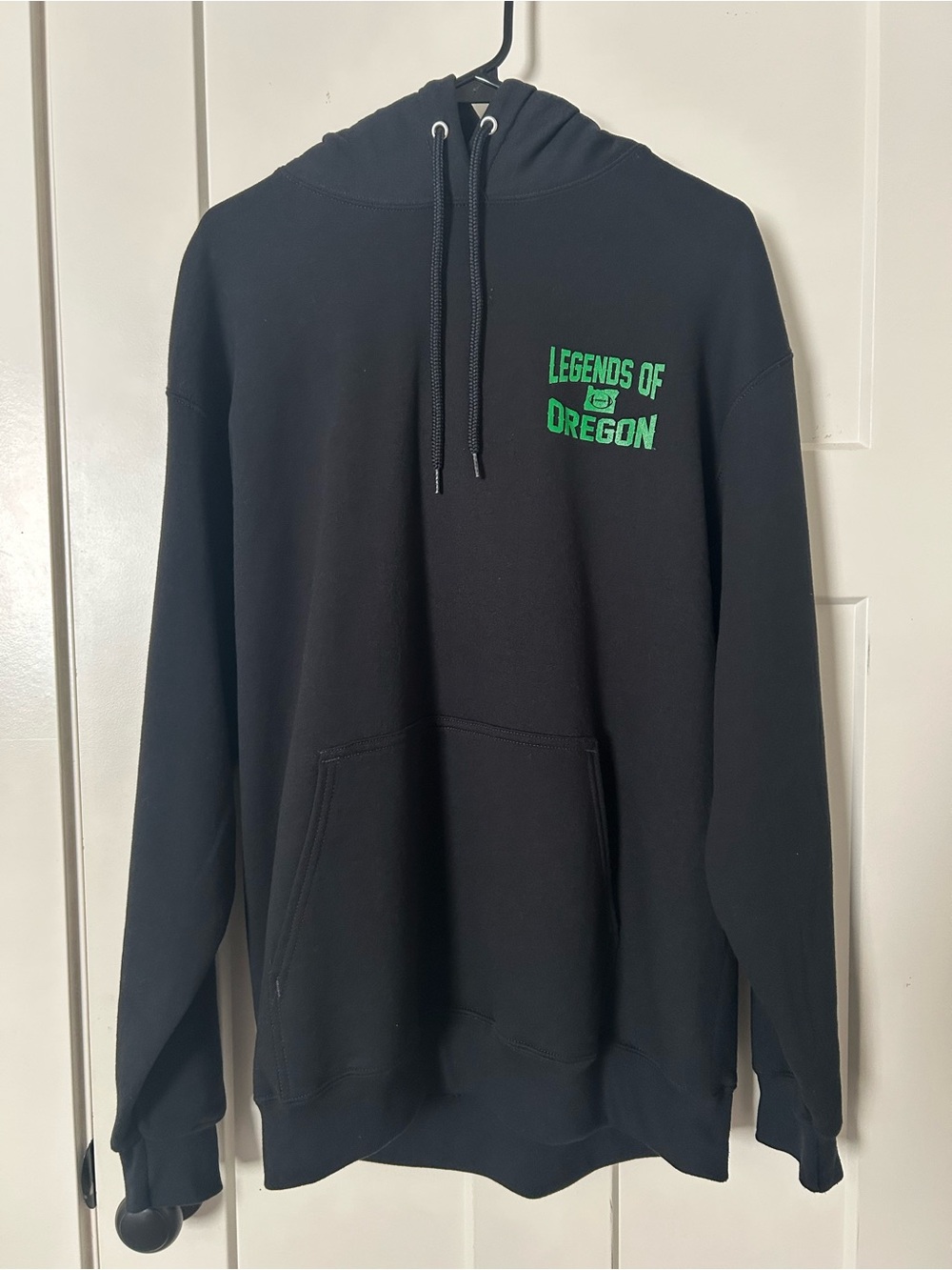 Marcus Mariota Legends of Oregon Black Hoodie with Green Logo College